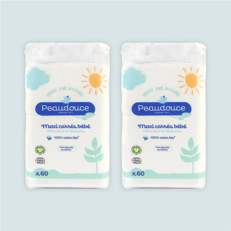 Lot de 2 maxi carrés bébé