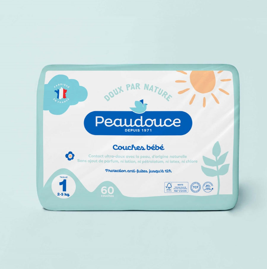Paquet de couches écologique taille 1 Peaudouce France